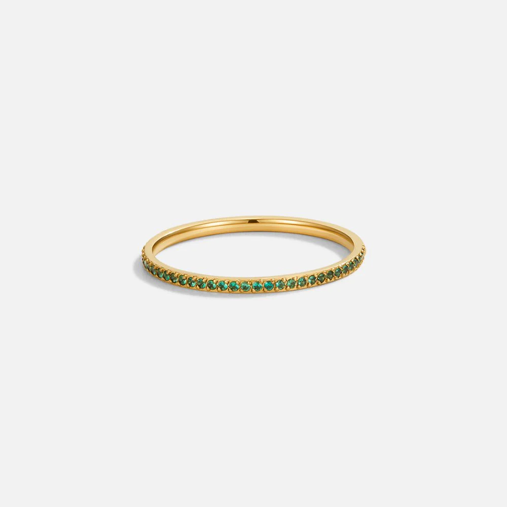 Emerald Eternity Crystal Ring - Image 3