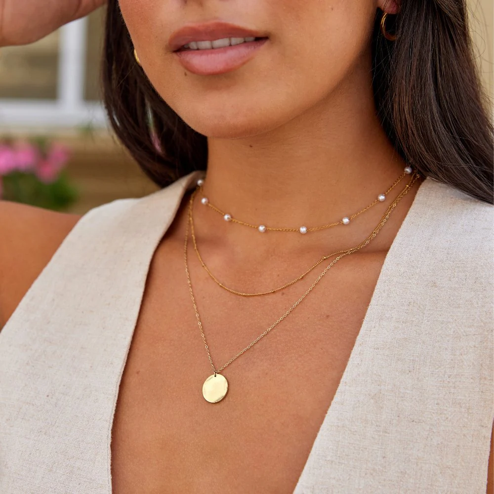 Gold Coin Necklace - Image 3