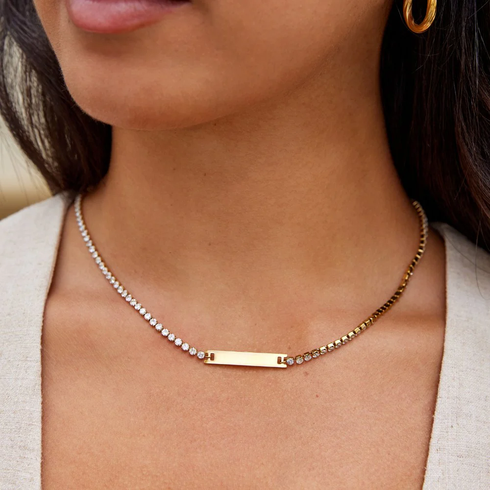 Rina Crystal Necklace - Image 2