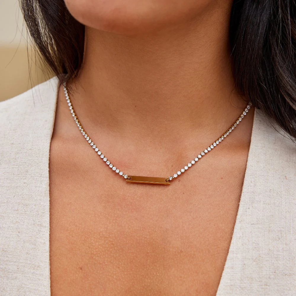 Rina Crystal Necklace - Image 3