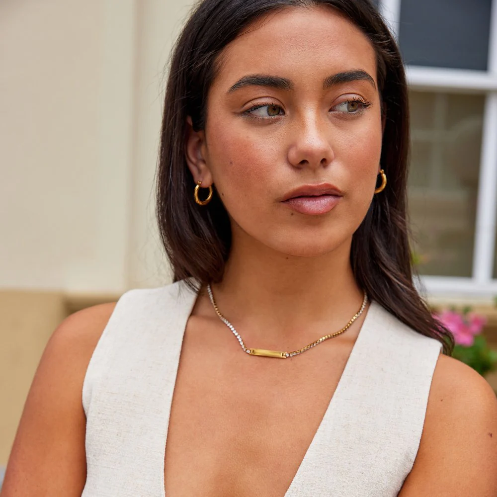 Rina Crystal Necklace - Image 5
