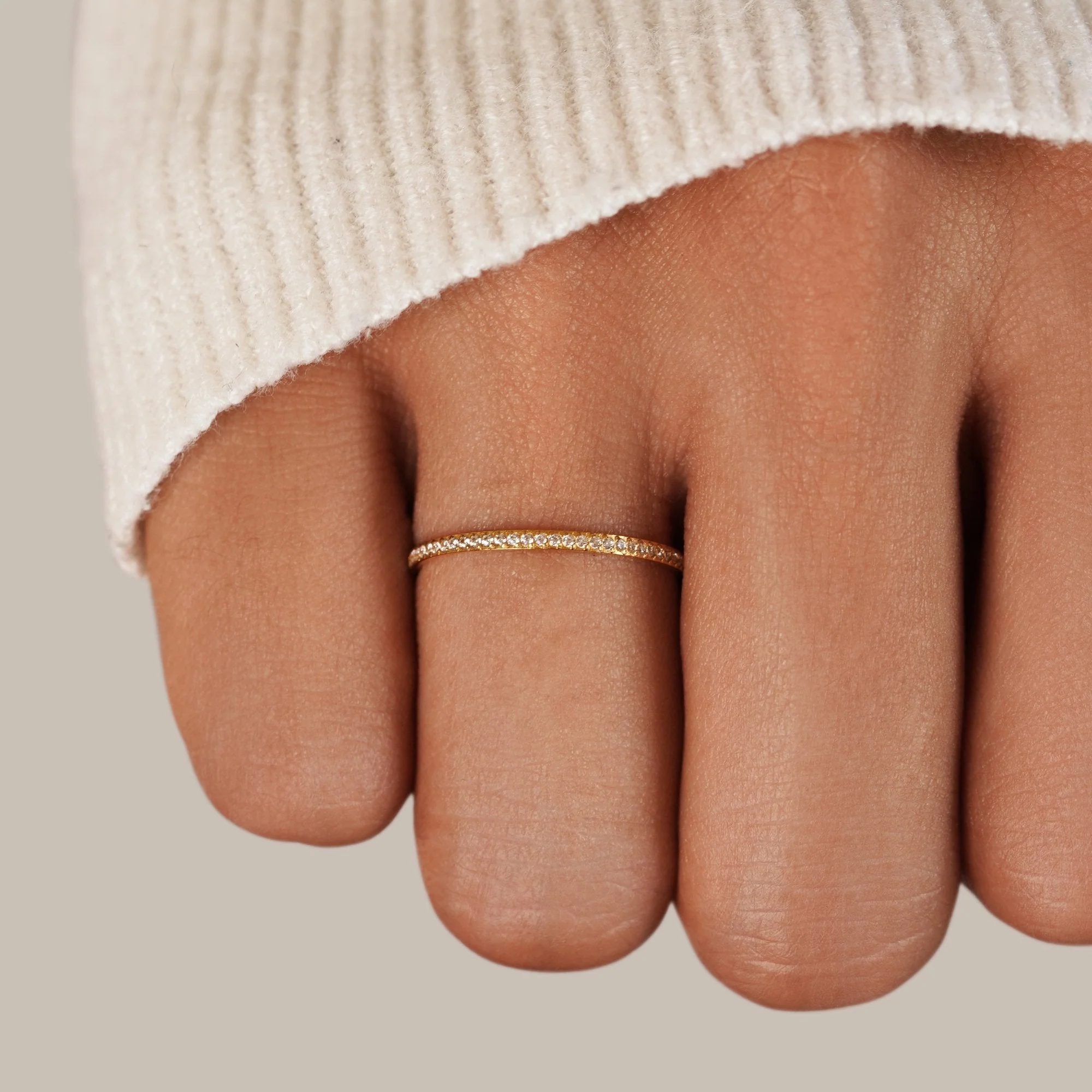 Eternity 18K Crystal Ring - Image 2