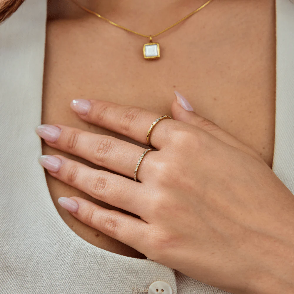 Eternity 18K Crystal Ring - Image 3