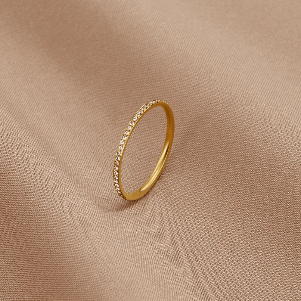 Eternity 18K Crystal Ring - Image 4