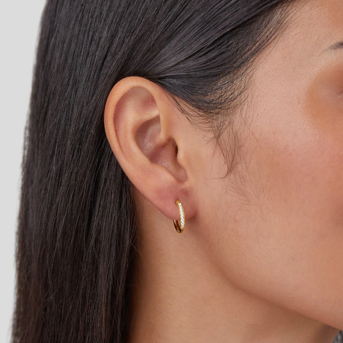 Eternity Hoop Earrings - Image 2