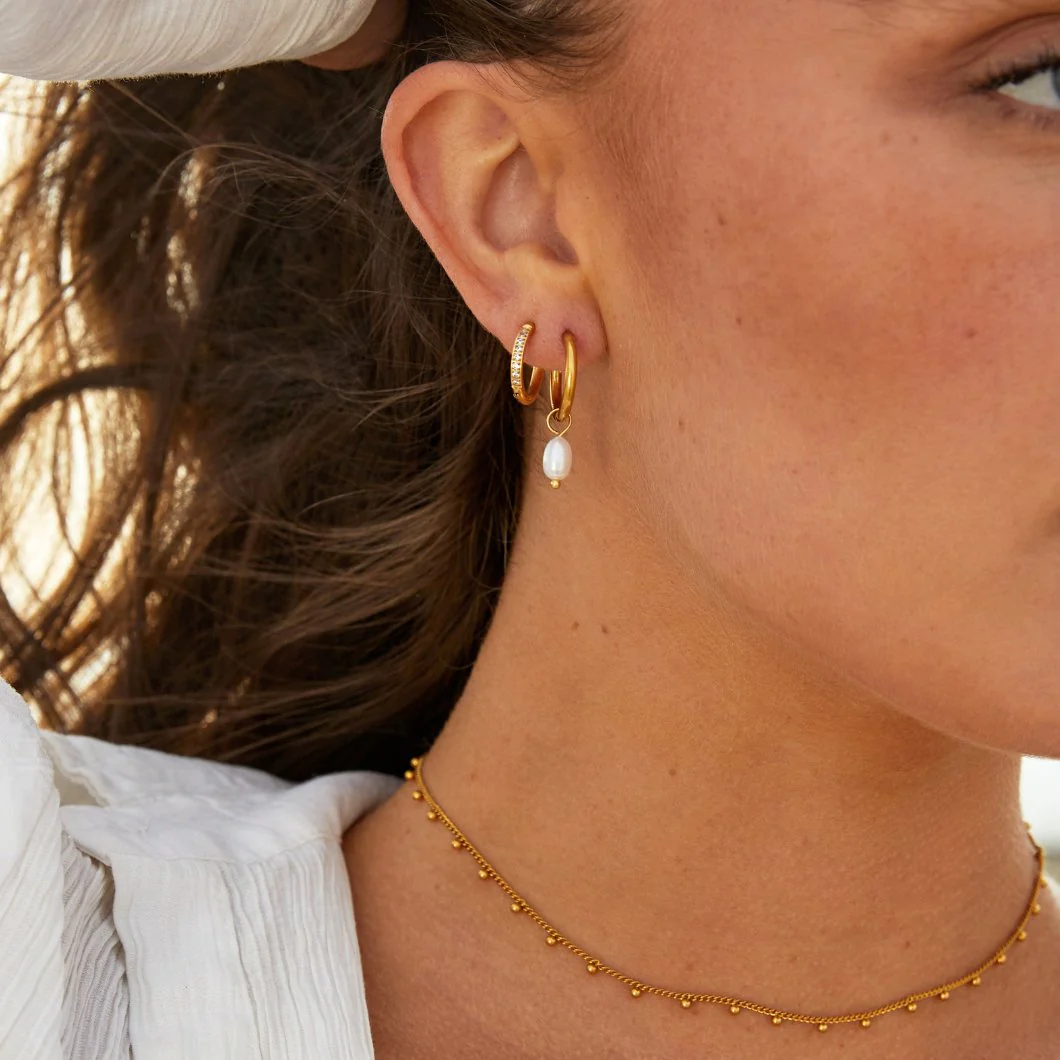 Eternity Hoop Earrings - Image 3