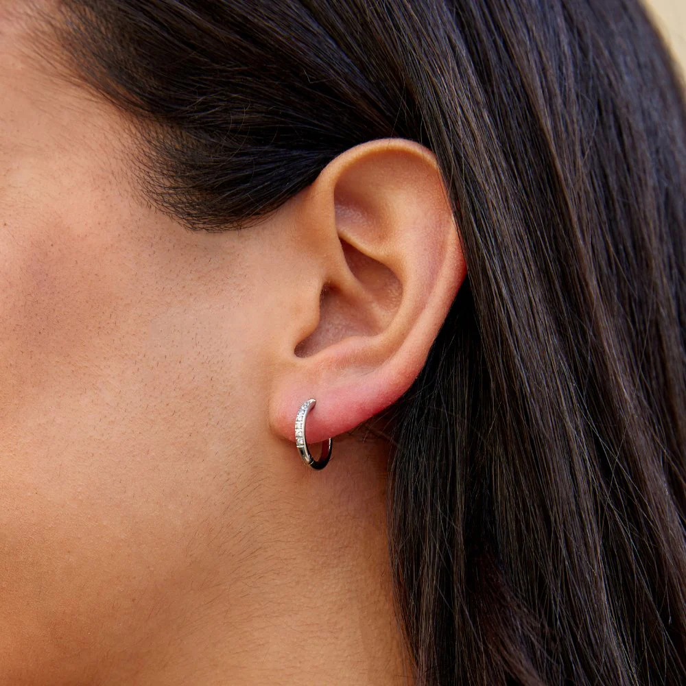 Eternity Hoop Earrings - Image 2