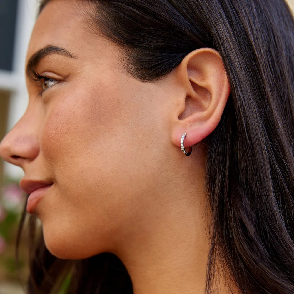 Eternity Hoop Earrings - Image 4