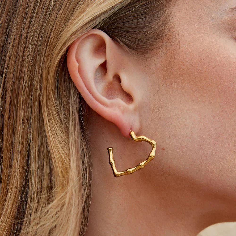 Eternity Love Hoop Earrings - Image 2