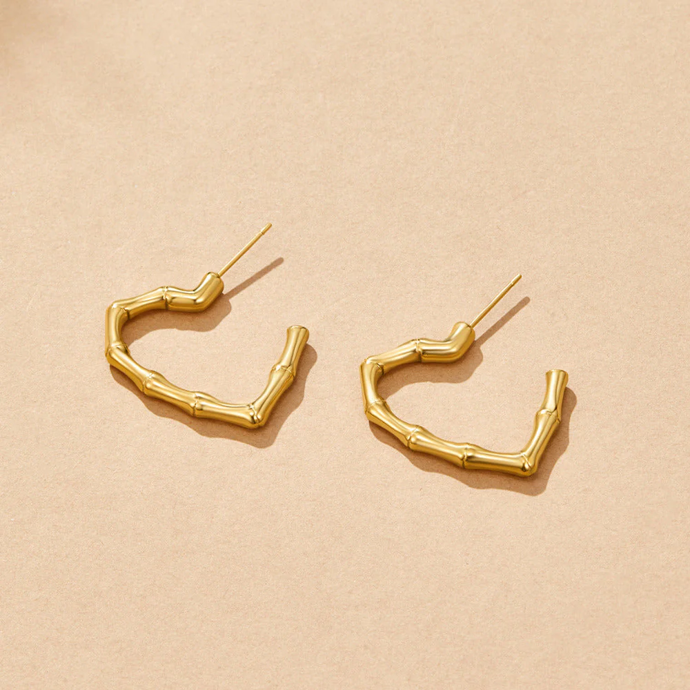 Eternity Love Hoop Earrings - Image 3