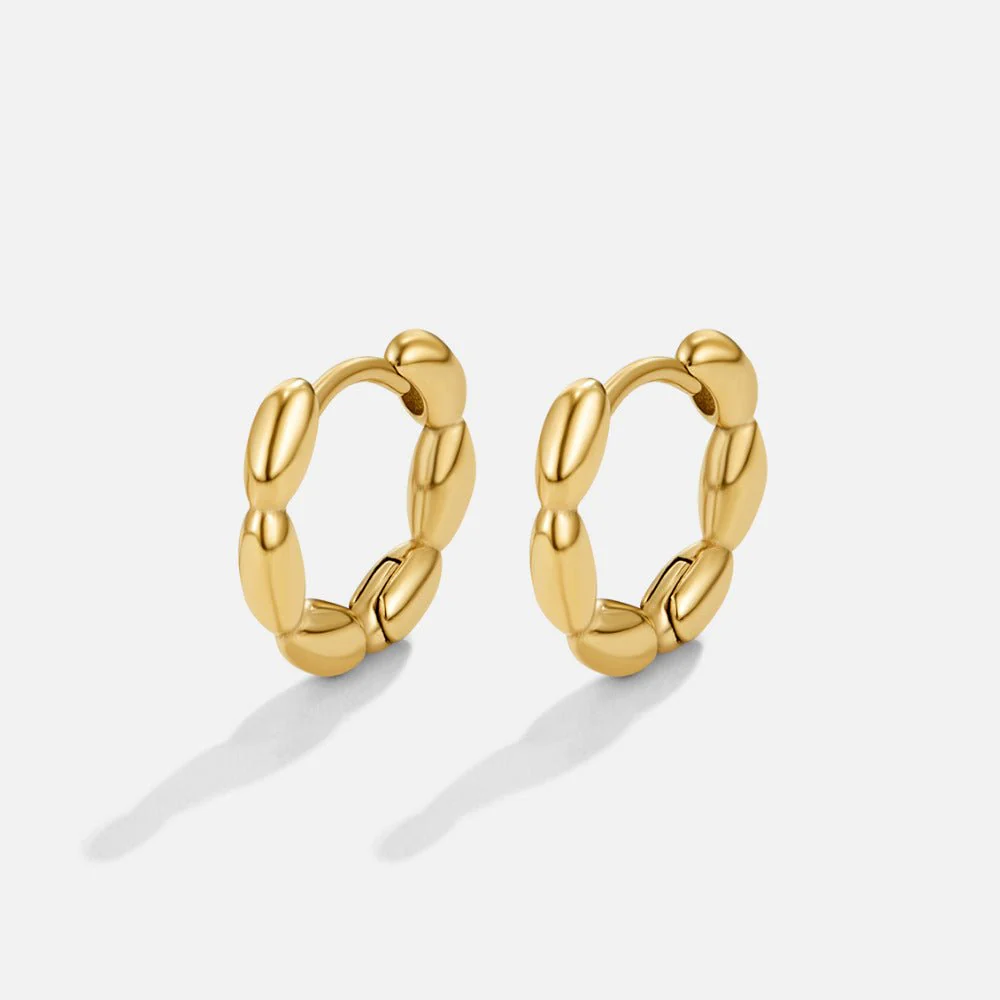 Evan Bead Hoop Earrings - Image 3