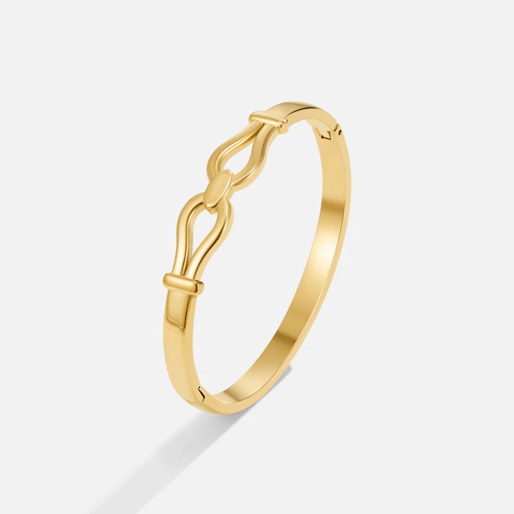 Felicity Gold Bangle - Image 4