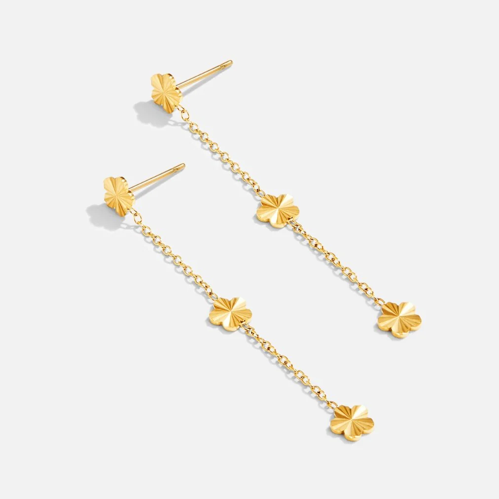 Flower Power Petal Drop Earrings - Image 3