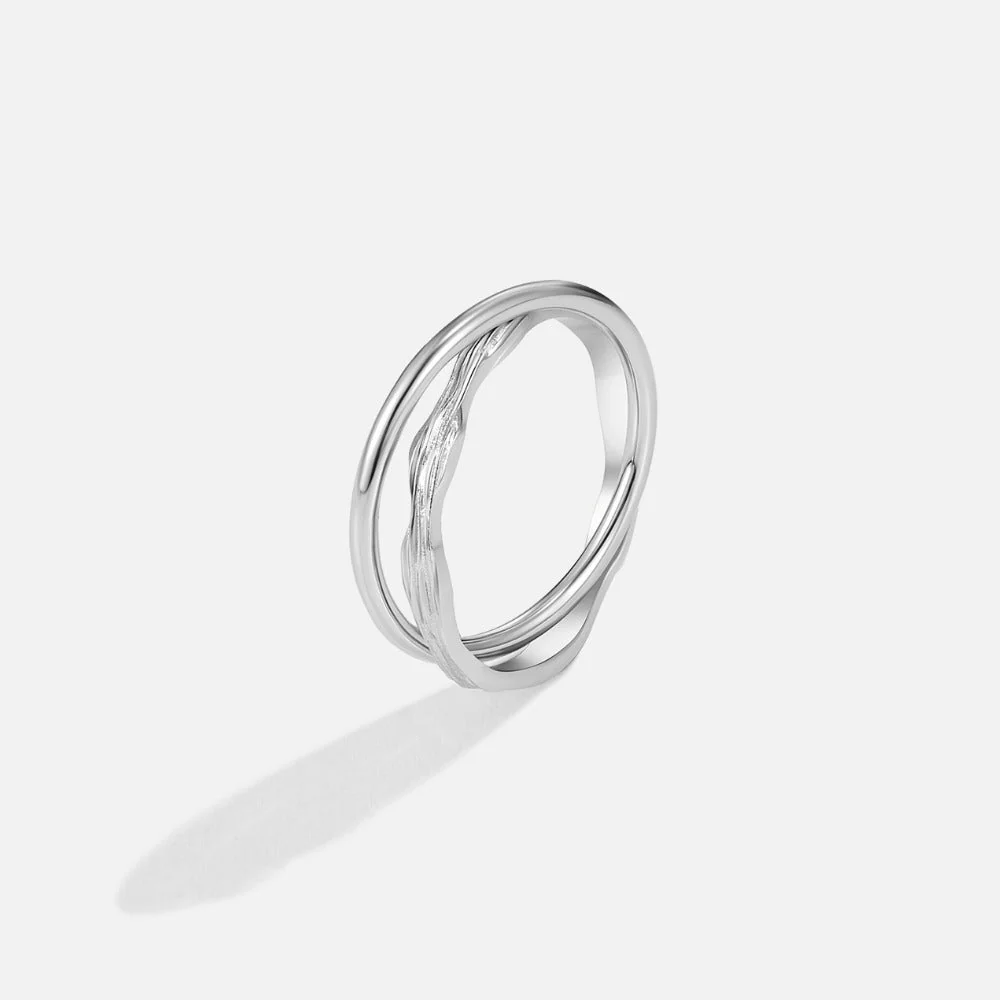 Forever Entwined Silver Ring - Image 3