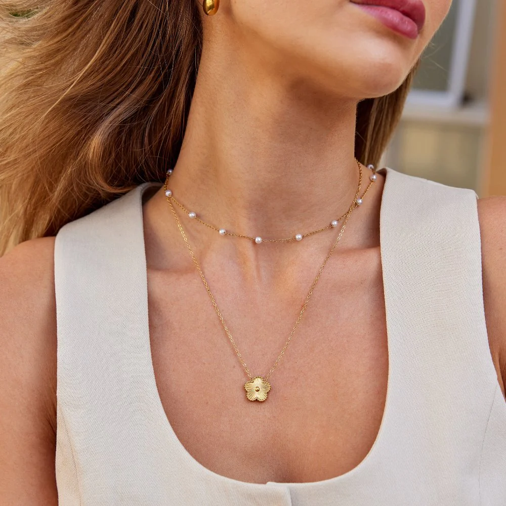Free Golden Clover Necklace - Image 3