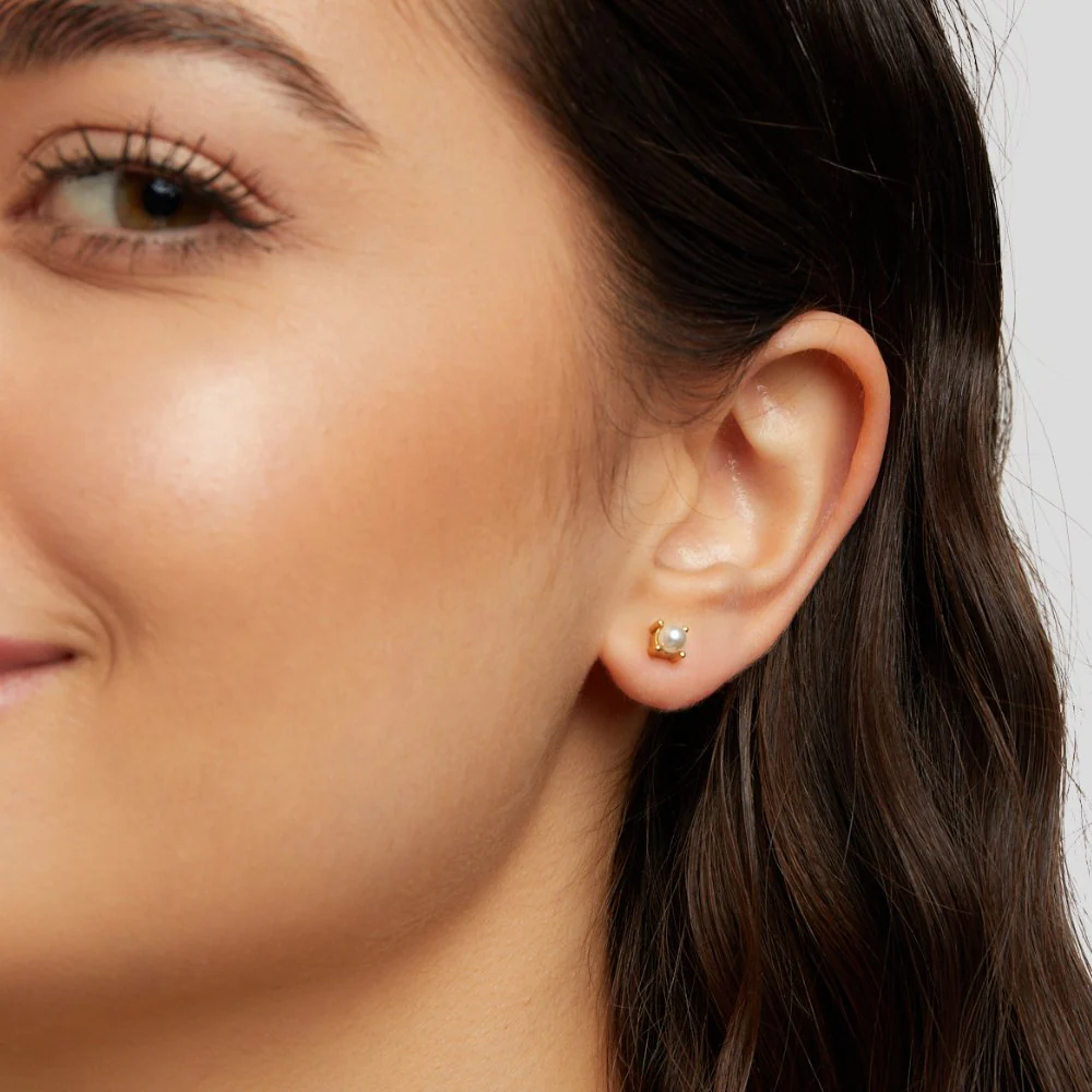 Free Sofia Pearl Stud Earrings - Image 6