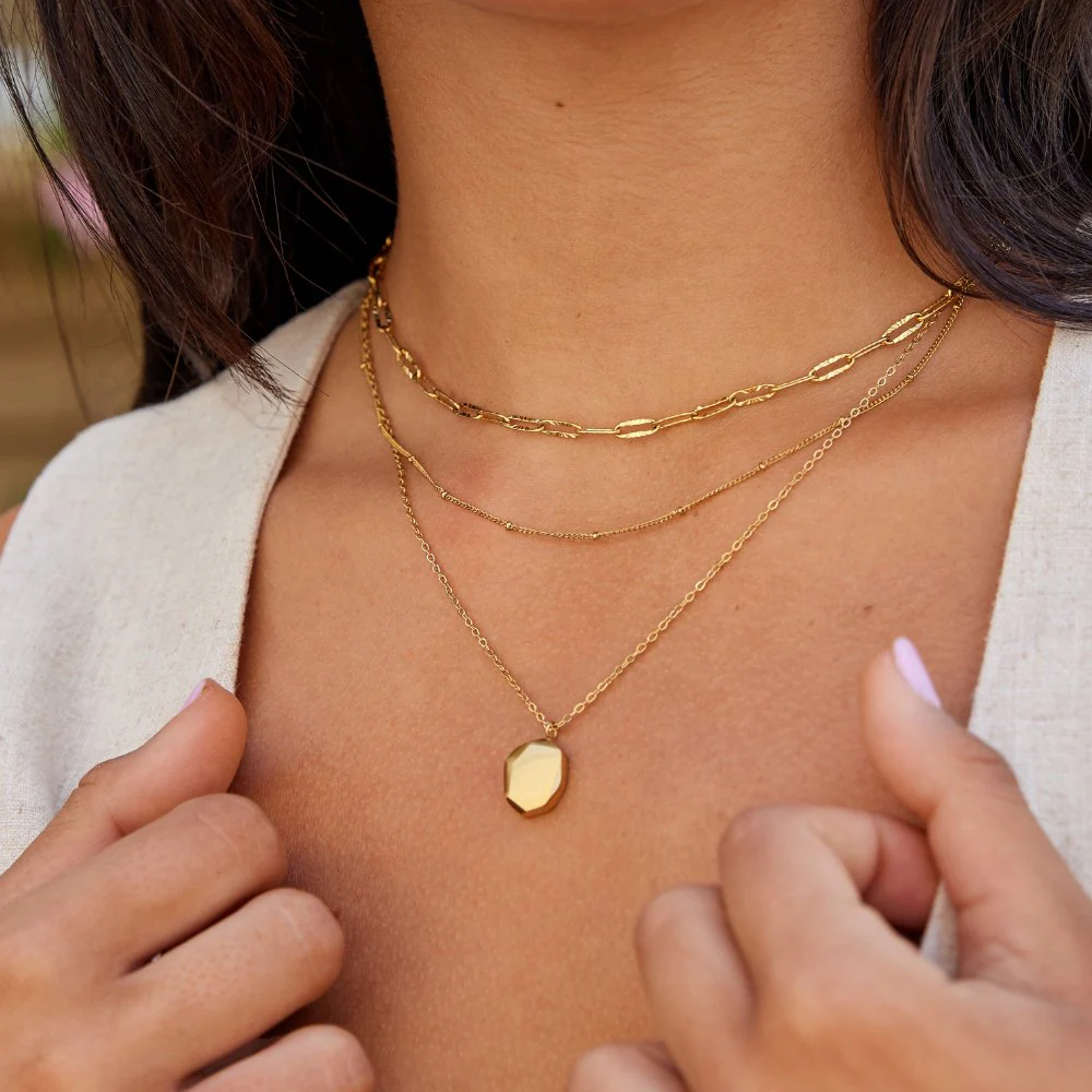 Geometric Pendant Necklace - Image 2