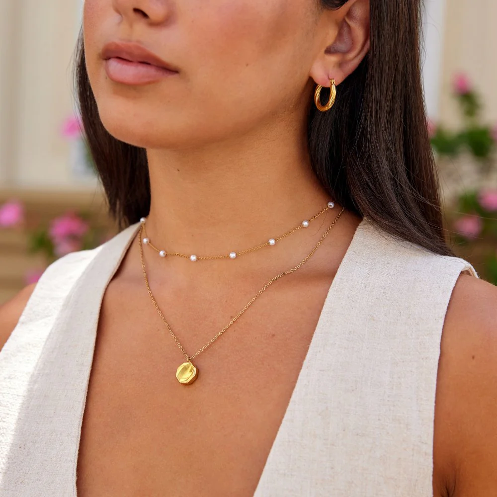 Geometric Pendant Necklace - Image 3