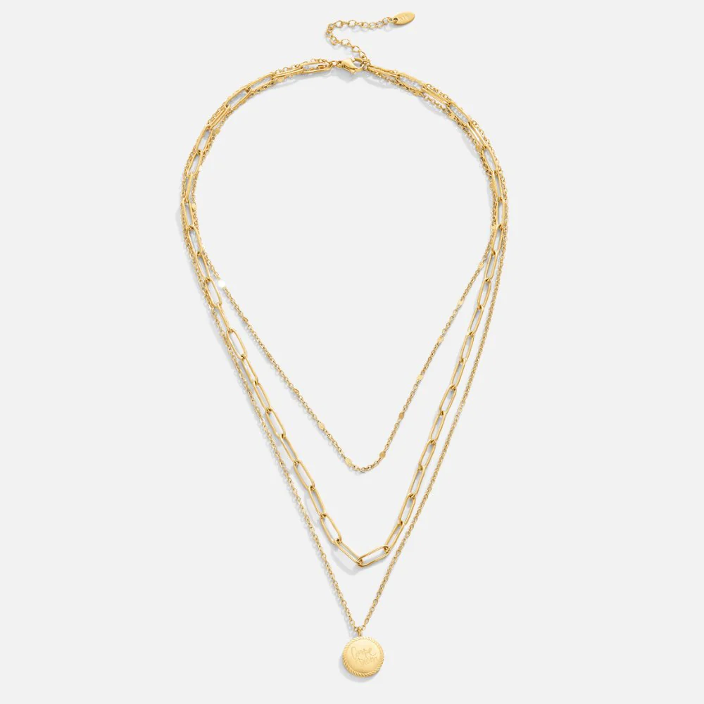 Geya Coin Layered Necklace - Image 4