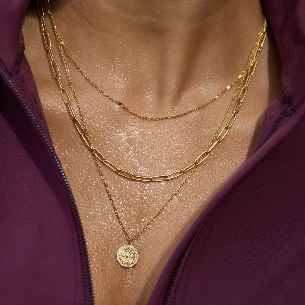 Geya Coin Layered Necklace - Image 6