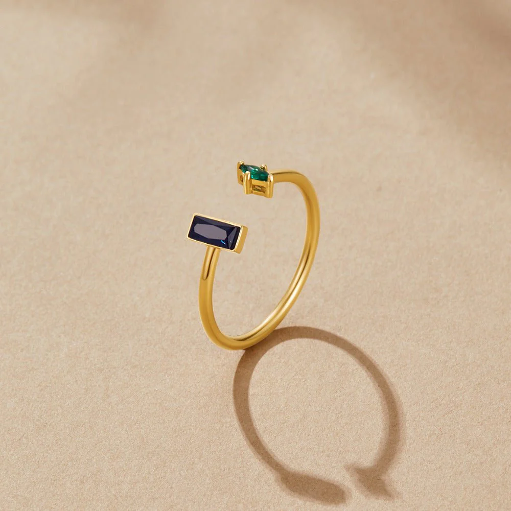 Gold Amore Crystal Ring