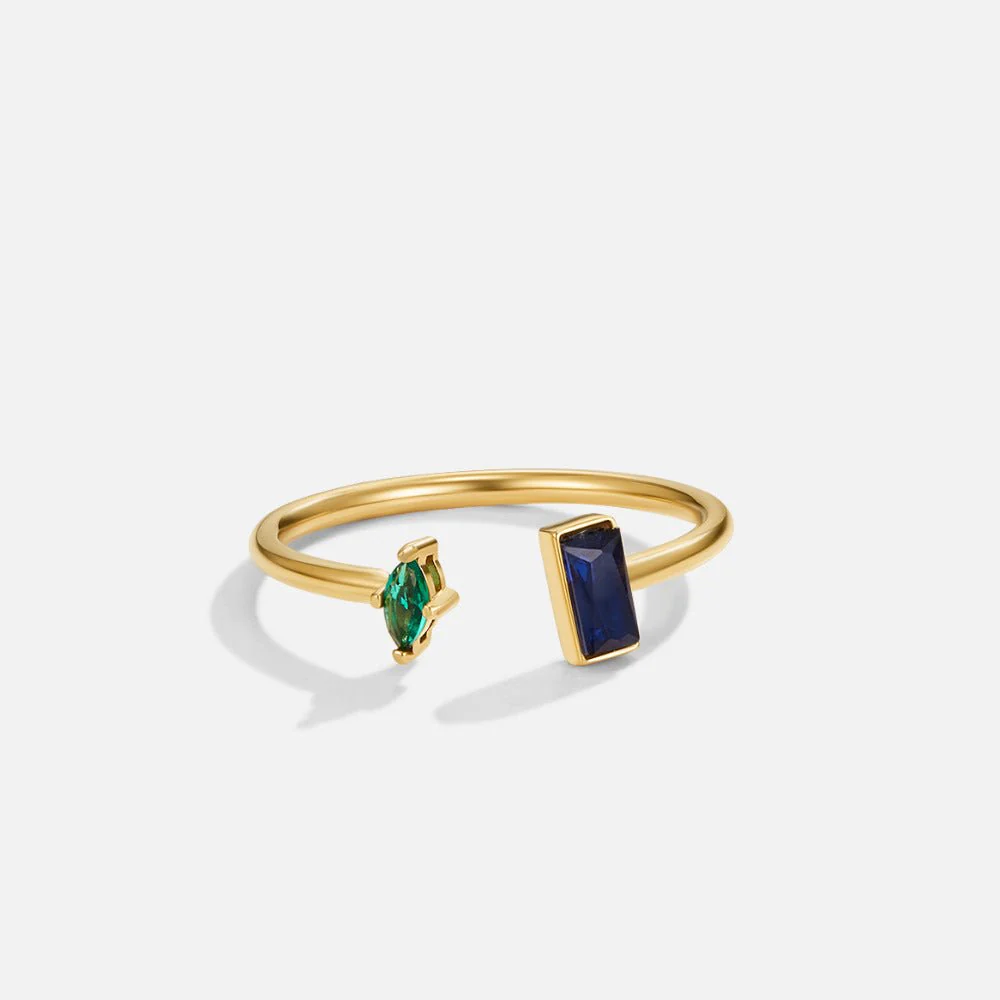 Gold Amore Crystal Ring - Image 4