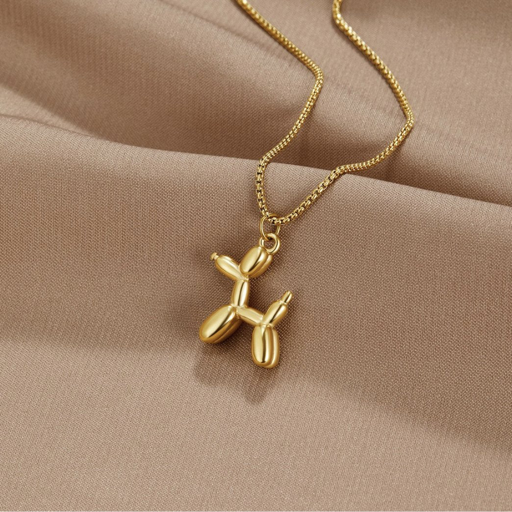 Gold Balloon Animal Necklace - Image 4