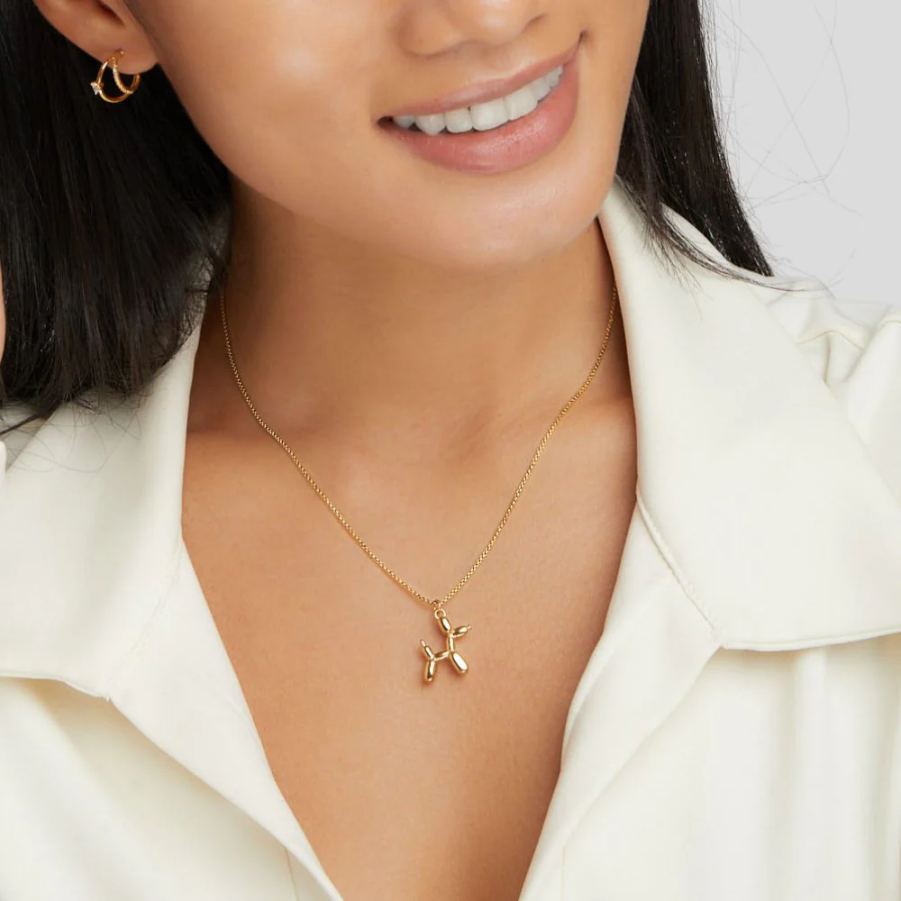 Gold Balloon Animal Necklace - Image 5