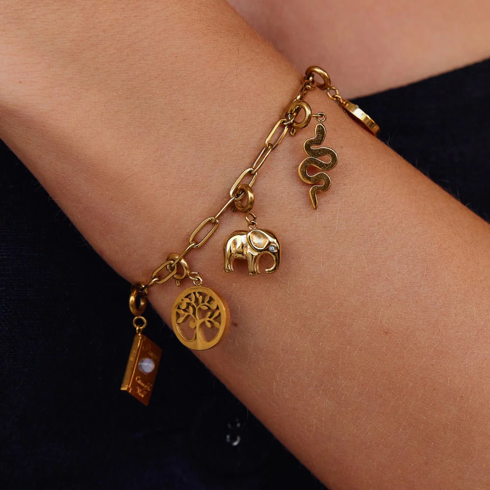 Gold Elephant Charm - Image 2