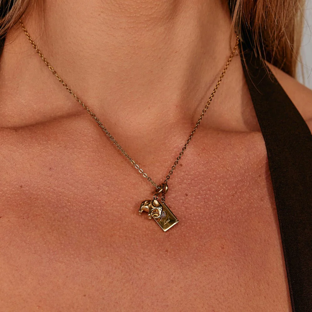Gold Elephant Charm - Image 3