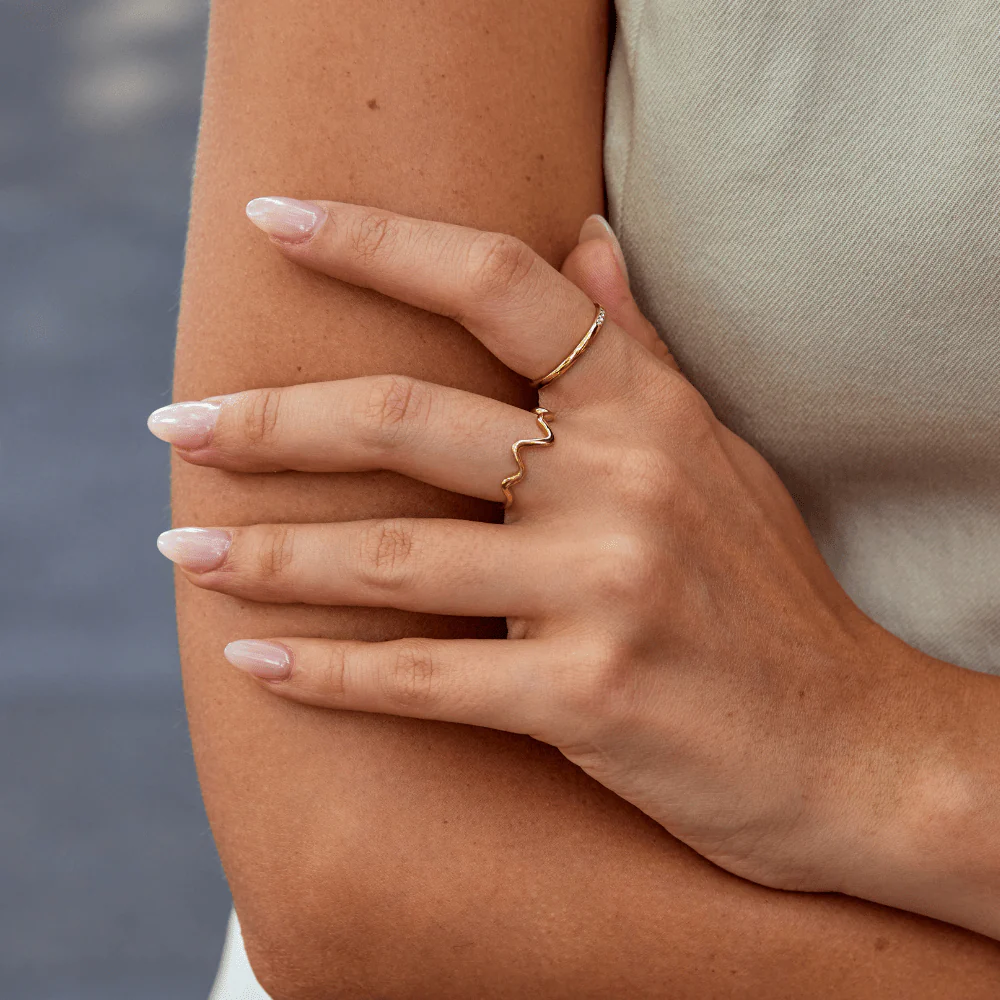 Gold Zoe Ring - Image 2