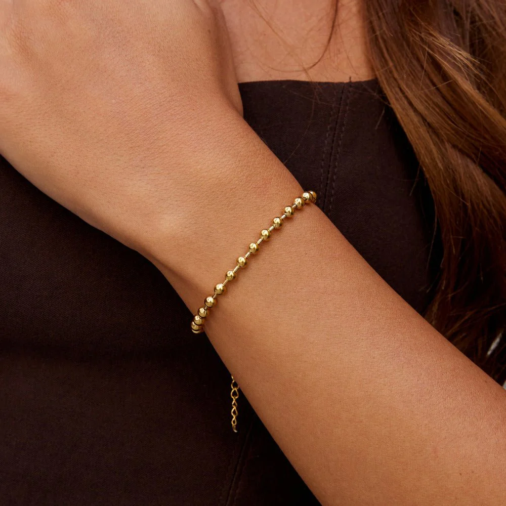 Gold Lulu Bead Bracelet - Image 2