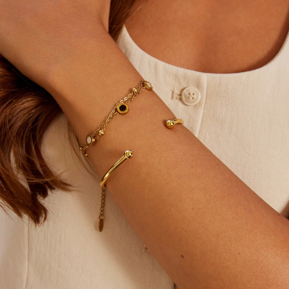 Gold Penelope Bangle - Image 2
