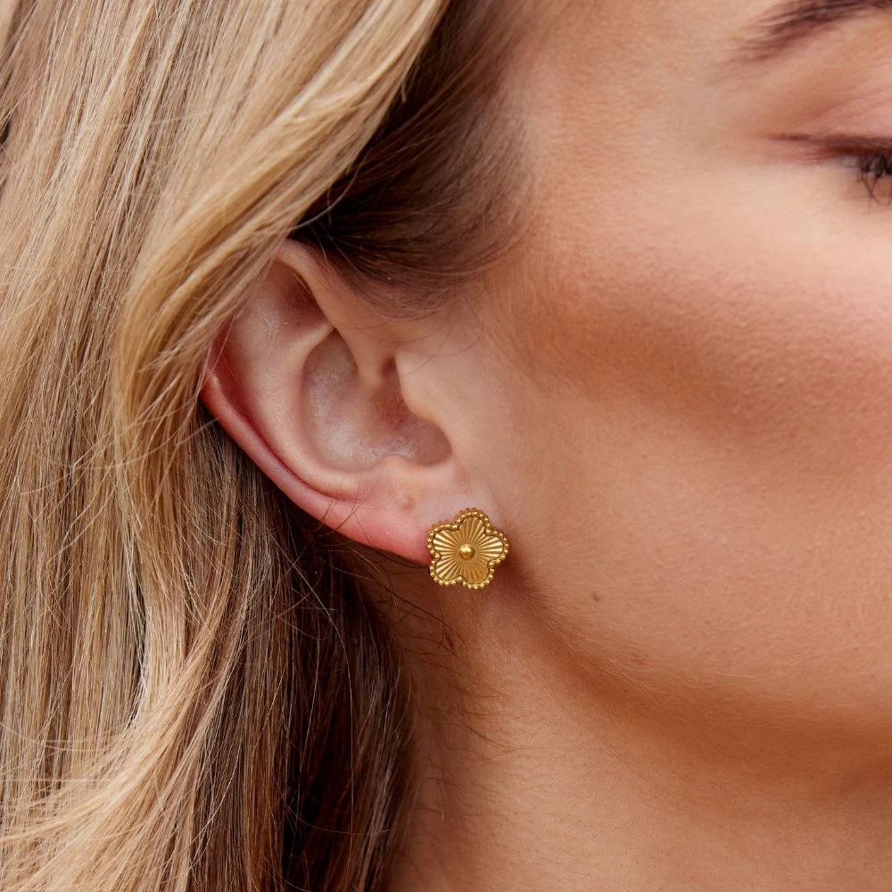 Golden Clover Earrings - Image 2