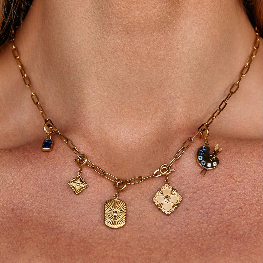 Golden Clover Leaf Charm - Image 3