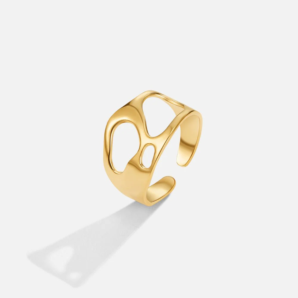 Golden Dream Hollow Ring - Image 4