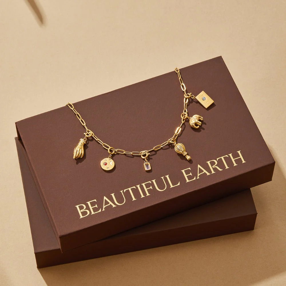 Golden Hot Air Balloon Charm - Image 5