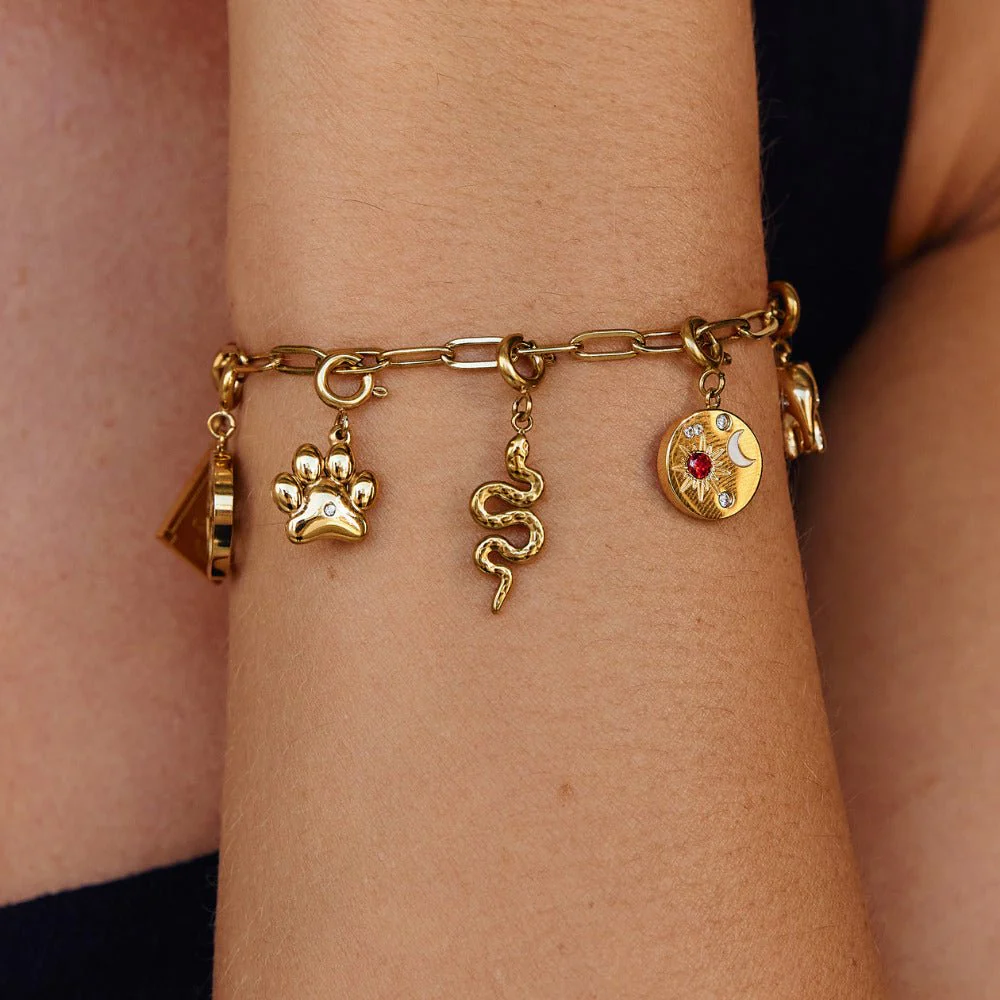 Golden Snake Charm - Image 2