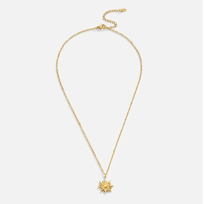 Golden Sunburst Necklace - Image 4
