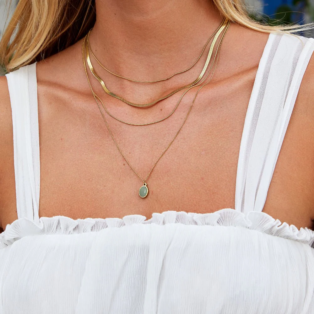 Green Aventurine Pendant Necklace - Image 3