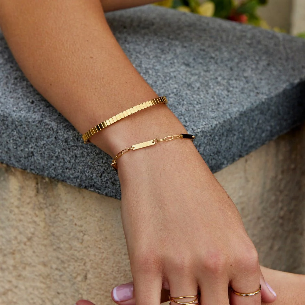 Hailey Gold Chain Bracelet - Image 3