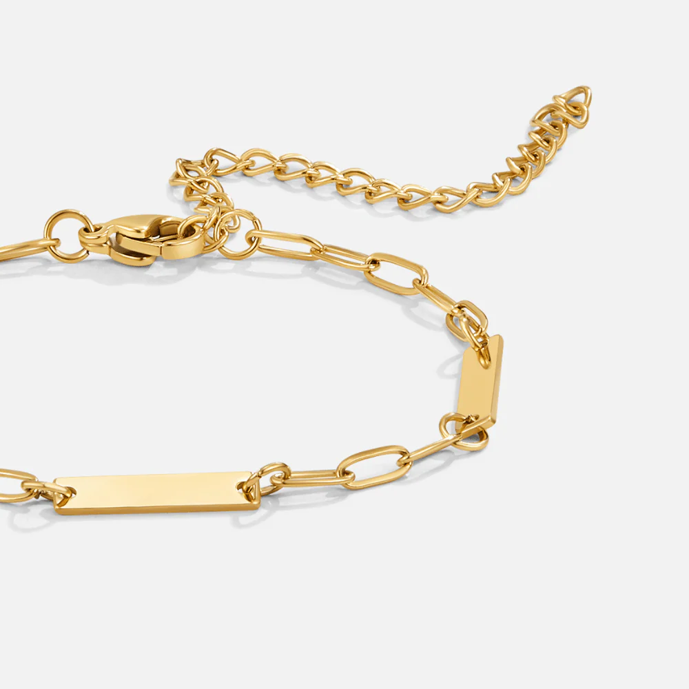 Hailey Gold Chain Bracelet - Image 4