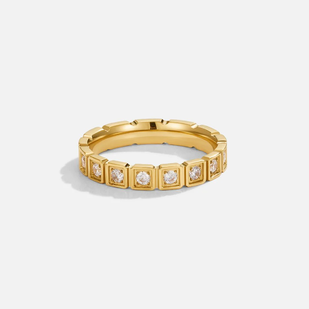 Hera Gold Crystal Ring - Image 3
