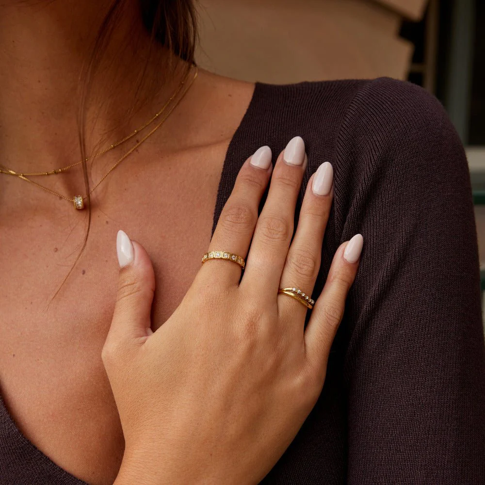 Hera Gold Crystal Ring - Image 5