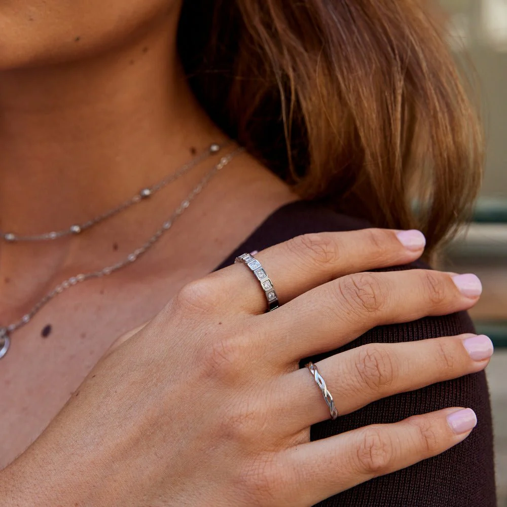 Hera Silver Crystal Ring - Image 2