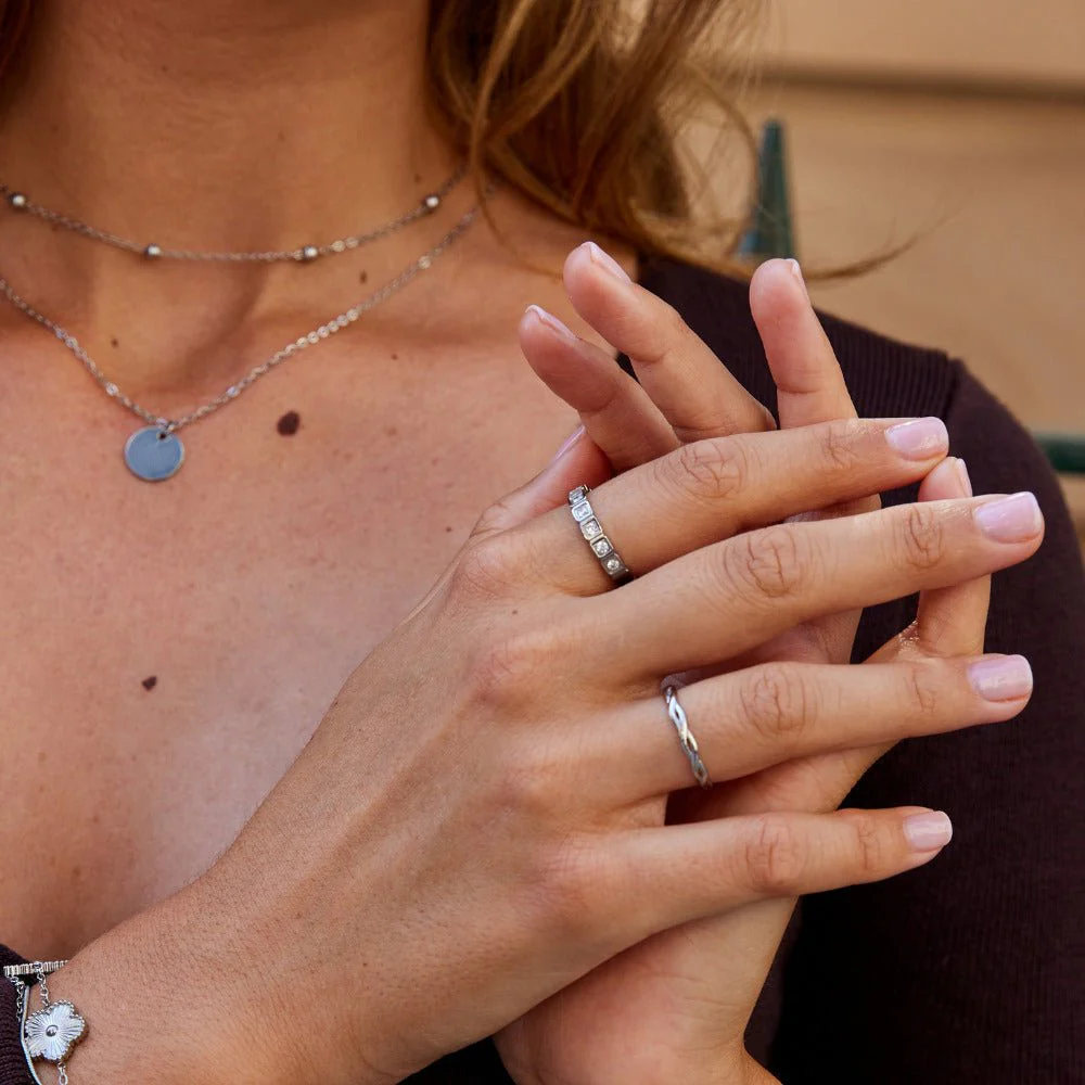 Hera Silver Crystal Ring - Image 4