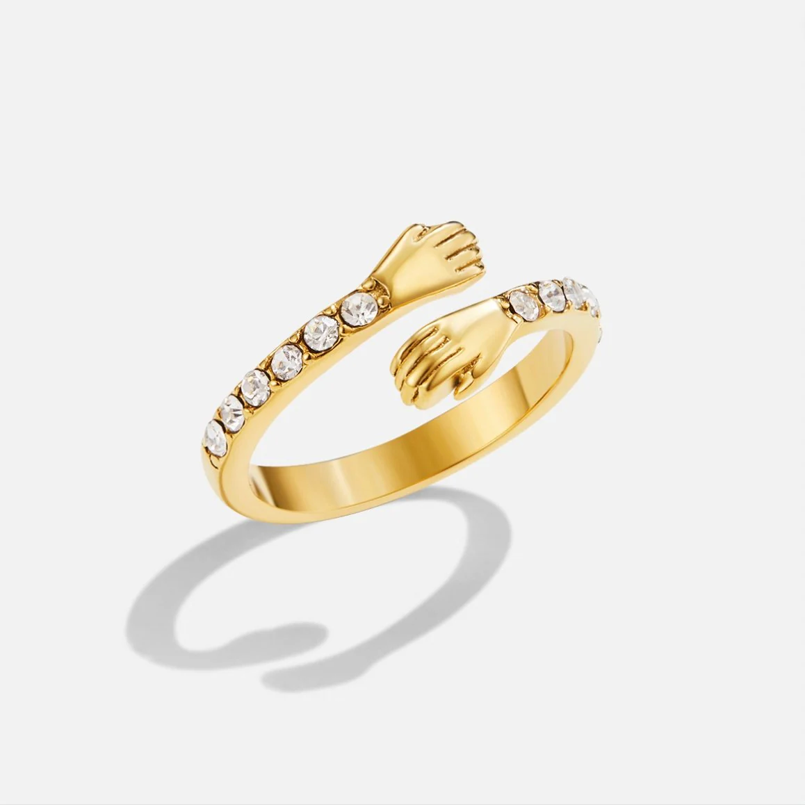 'Hug Me Forever' 18K Gold Ring - Image 3
