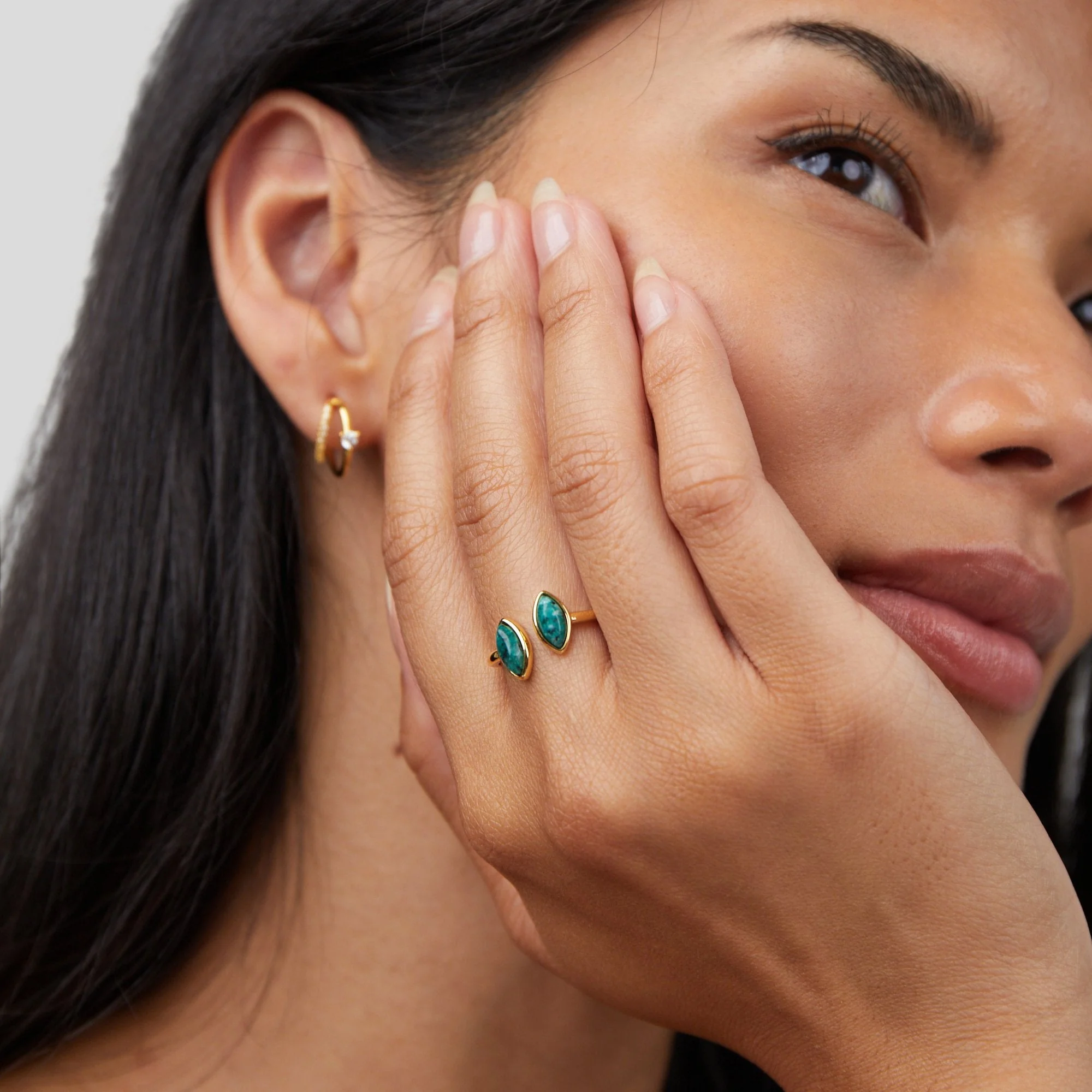 Jade Green Wrap Ring - Image 4
