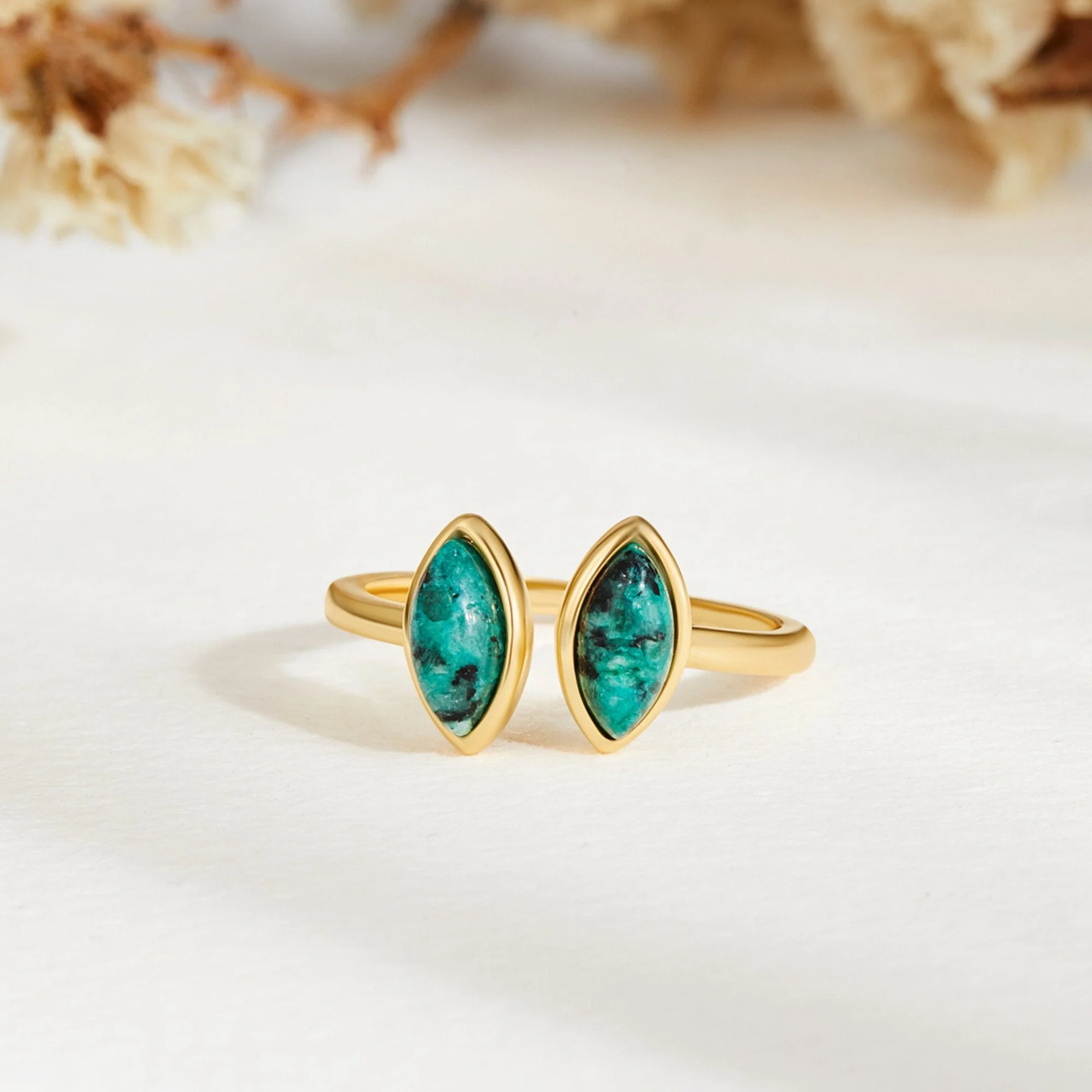 Jade Green Wrap Ring - Image 5