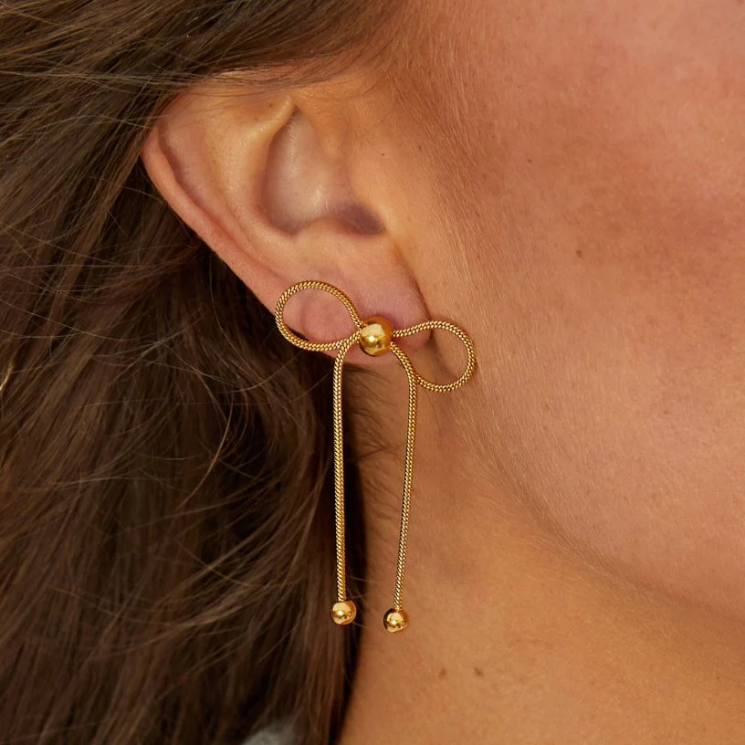 Katie Bow Earrings - Image 2